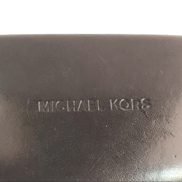 Michael Kors Eyeglass Leather Hard-case Black - Picture 2 of 7